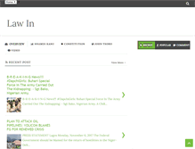 Tablet Screenshot of lawinnigeria.com